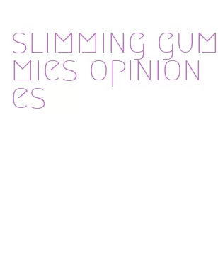 slimming gummies opiniones