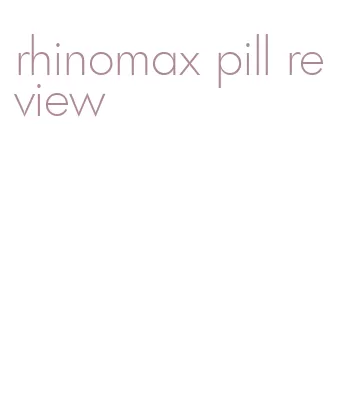 rhinomax pill review