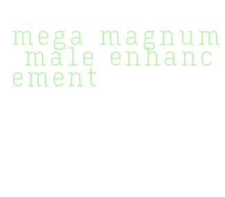 mega magnum male enhancement