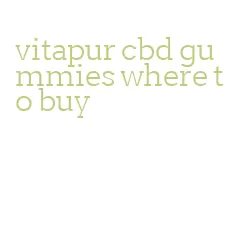 vitapur cbd gummies where to buy