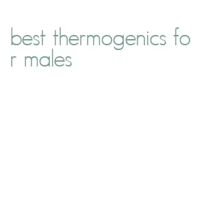 best thermogenics for males