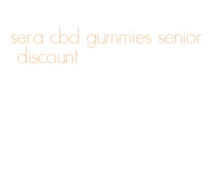 sera cbd gummies senior discount