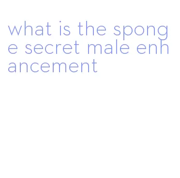 what is the sponge secret male enhancement