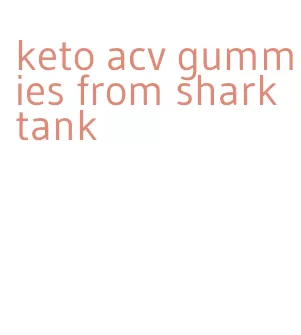 keto acv gummies from shark tank