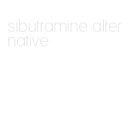 sibutramine alternative