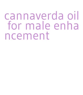 cannaverda oil for male enhancement