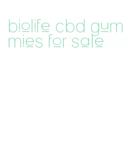 biolife cbd gummies for sale