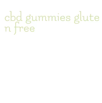 cbd gummies gluten free