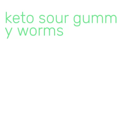 keto sour gummy worms