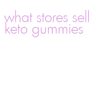 what stores sell keto gummies