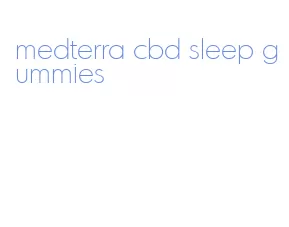 medterra cbd sleep gummies