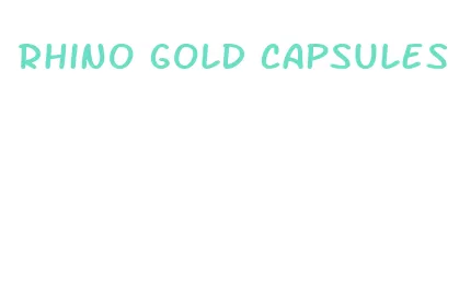 rhino gold capsules