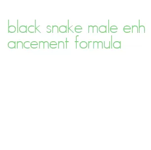 black snake male enhancement formula