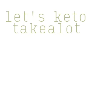 let's keto takealot