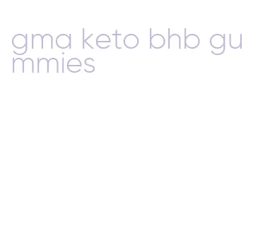 gma keto bhb gummies