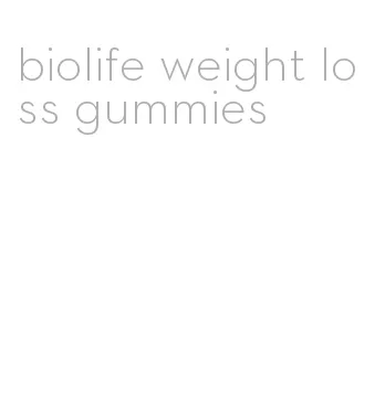 biolife weight loss gummies