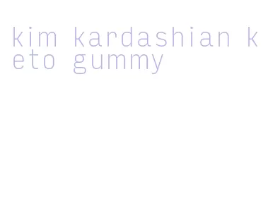 kim kardashian keto gummy