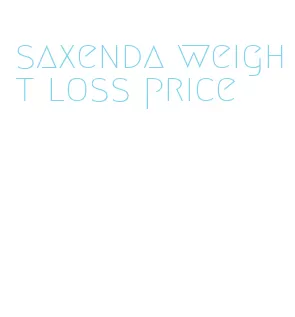 saxenda weight loss price