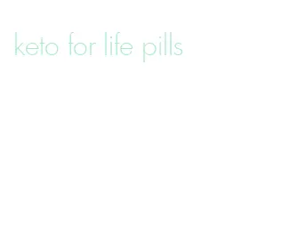 keto for life pills