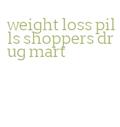 weight loss pills shoppers drug mart