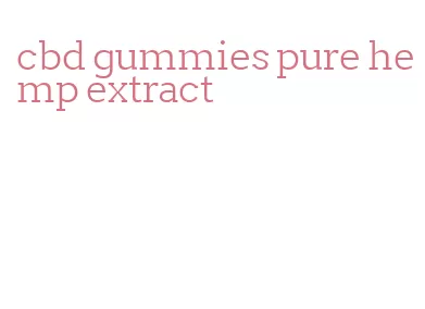 cbd gummies pure hemp extract