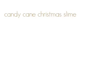 candy cane christmas slime