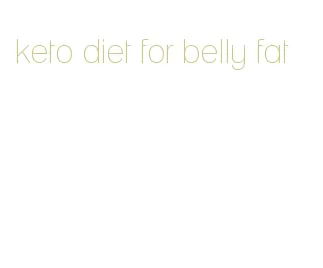 keto diet for belly fat