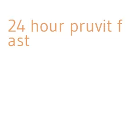 24 hour pruvit fast