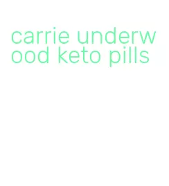 carrie underwood keto pills