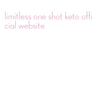 limitless one shot keto official website