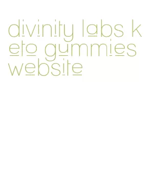 divinity labs keto gummies website