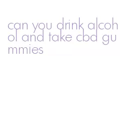 can you drink alcohol and take cbd gummies