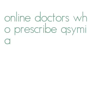 online doctors who prescribe qsymia