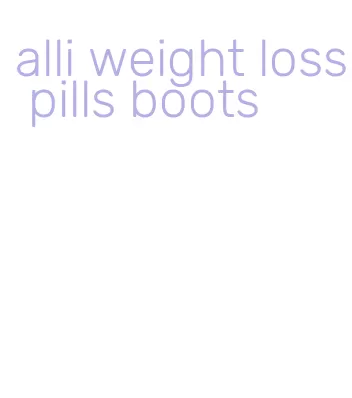 alli weight loss pills boots