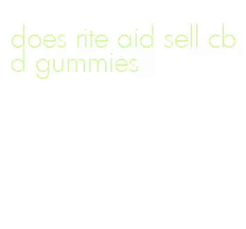 does rite aid sell cbd gummies