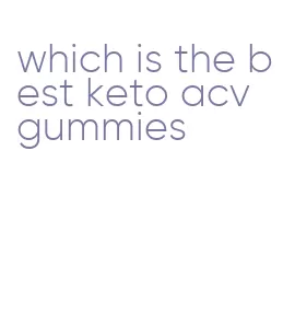 which is the best keto acv gummies