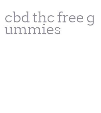 cbd thc free gummies