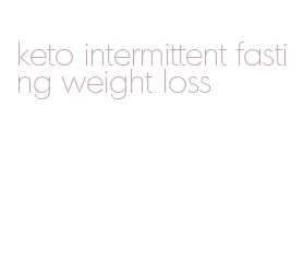 keto intermittent fasting weight loss