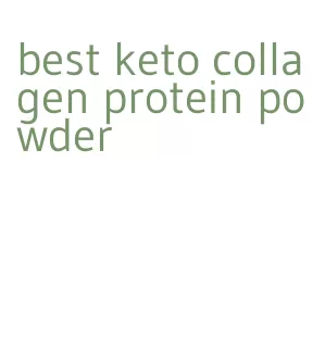 best keto collagen protein powder