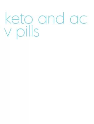 keto and acv pills