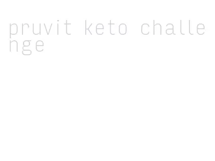 pruvit keto challenge