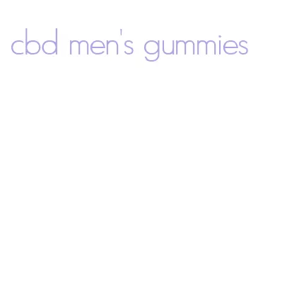 cbd men's gummies