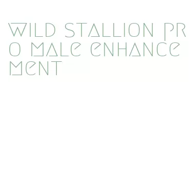 wild stallion pro male enhancement