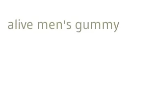 alive men's gummy