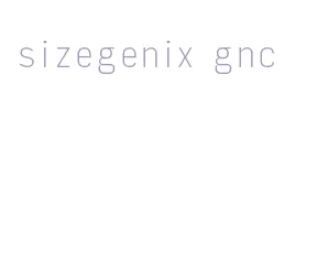 sizegenix gnc