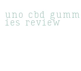 uno cbd gummies review