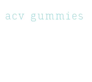 acv gummies