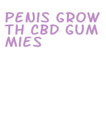 penis growth cbd gummies