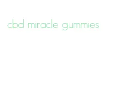 cbd miracle gummies