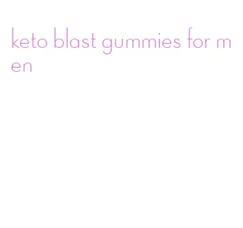 keto blast gummies for men